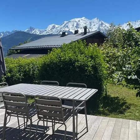 Taiga Face Au Montblanc Et A 7min De Megeve 木屋 孔布卢