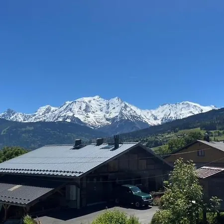 Taïga Face Au Montblanc Et à 7min De Megève Chalet