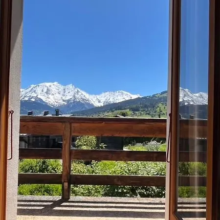 Chalet Taïga Face Au Montblanc Et à 7min De Megève